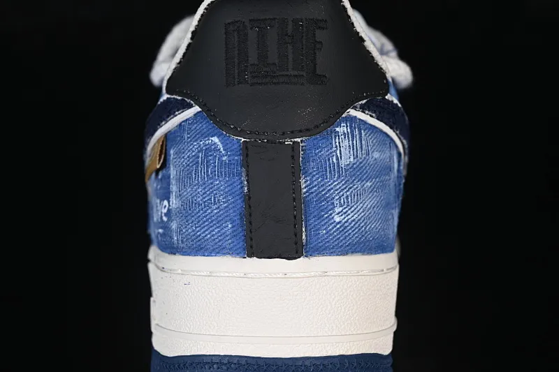 All categories Nk Air Force 1 Air Force series Nk Air Force 1 Low Air Force low-top Nike Air Force 1'07 Low "Indigo-Dyed Love" Hand-painted graffiti Blue-dyed love Air Force 1 low-top casual sneakers FB0607-707
